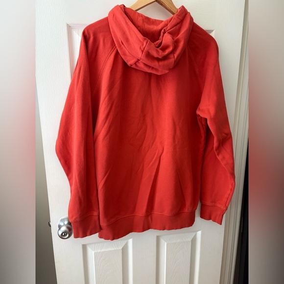 Gymshark men’s shark head hoodie orange black big logo size large - Picture 4 of 9